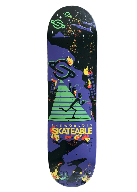 SKATEABLE Limited Edition Zargog Deck 8.5