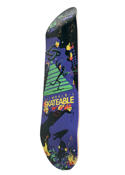 SKATEABLE Limited Edition Zargog Deck 8.5
