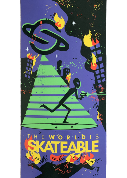 SKATEABLE Limited Edition Zargog Deck 8.5