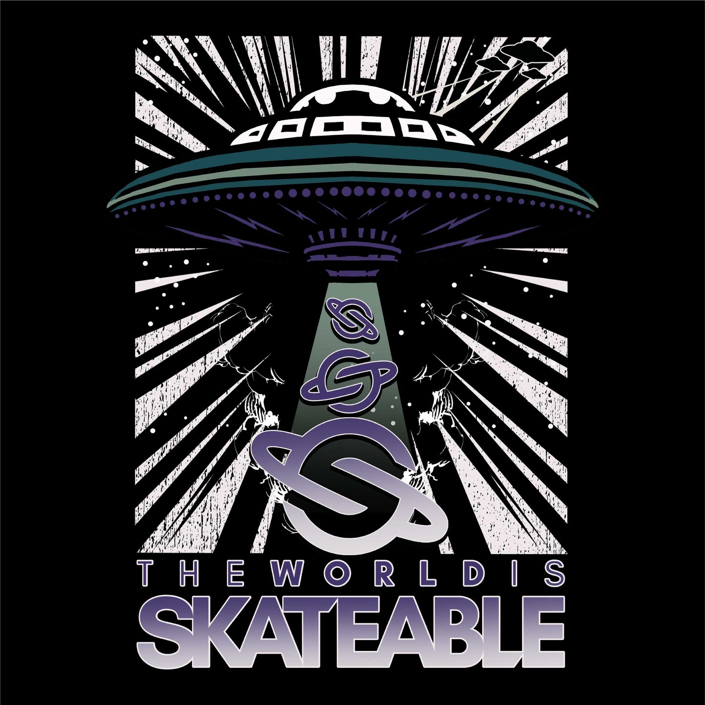 SKATEABLE UFO Tee