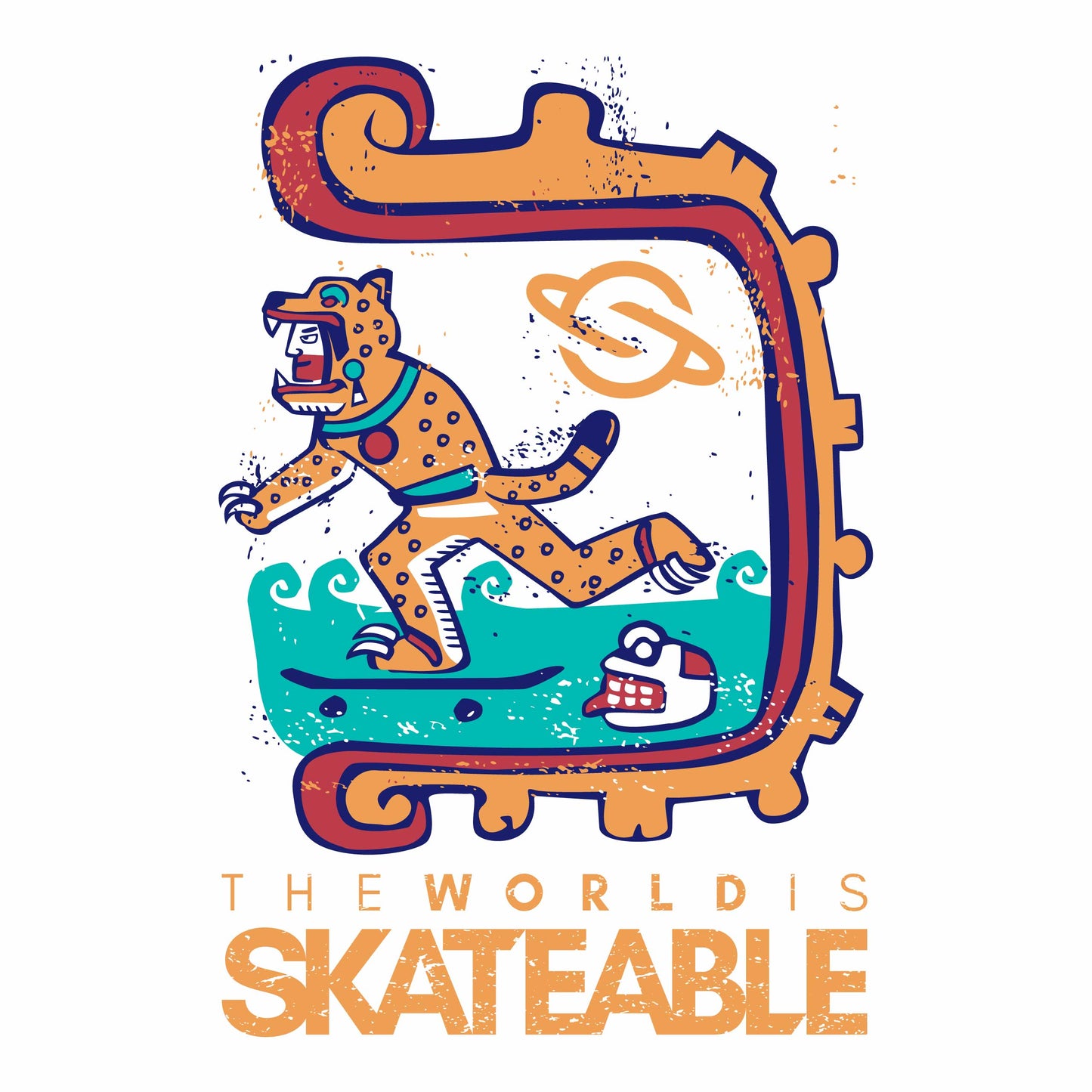 SKATEABLE Kids Aztec Tee