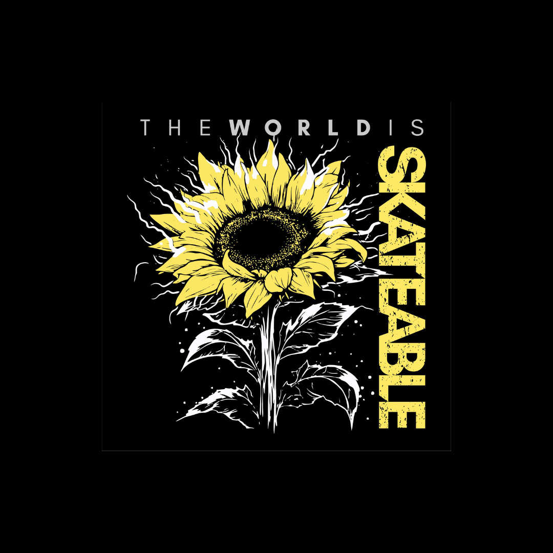 SKATEABLE Sunflower Tee
