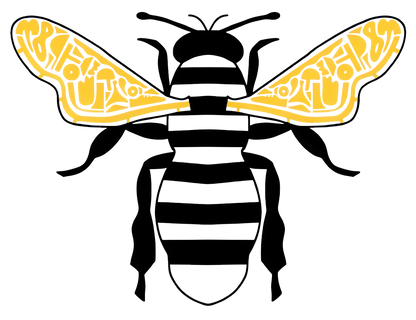 Madame SK8 Bee Fitted Skate Tee Light